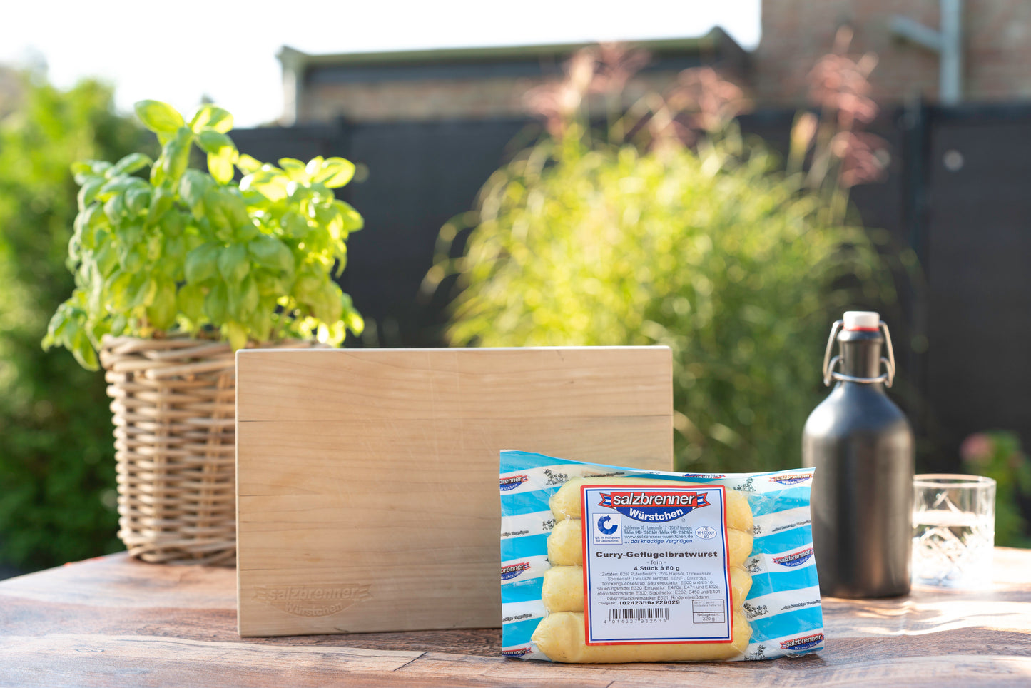 Curry-Geflügelbratwurst (4x80g)