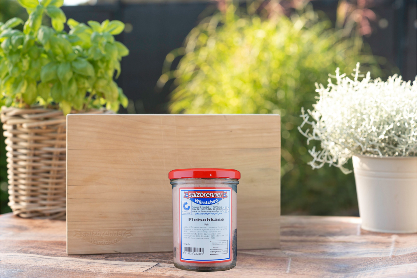 Fleischkäse fein im Glas