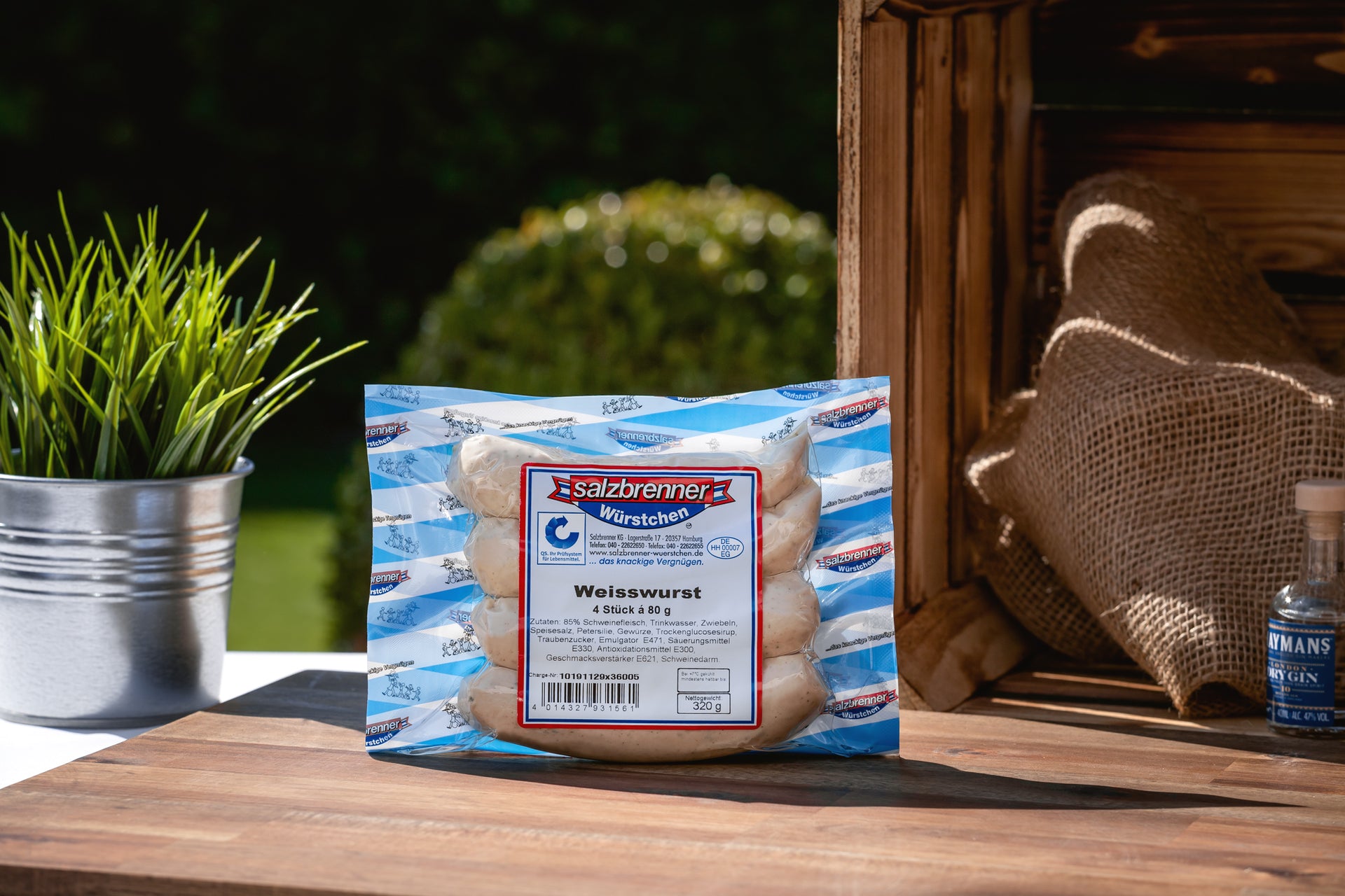 weißwurst aufbewahren Weißwurst (4x80g) – Salzbrenner Würstchen